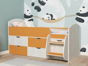 Кровать Малыш-7 Винтербер-Оранжевый в Пыть-Яхе - pyt-yah.magazinmebel.ru | фото