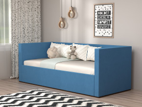 Кровать мягкая с подъёмным механизмом арт. 030 синий в Пыть-Яхе - pyt-yah.magazinmebel.ru | фото
