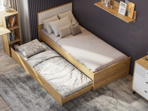 Кровать одинарная Милан выкатная с настилом в Пыть-Яхе - pyt-yah.magazinmebel.ru | фото
