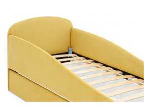Кровать с ящиком Letmo горчичный (велюр) в Пыть-Яхе - pyt-yah.magazinmebel.ru | фото - изображение 3