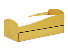 Кровать с ящиком Letmo горчичный (велюр) в Пыть-Яхе - pyt-yah.magazinmebel.ru | фото - изображение 9