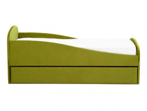 Кровать с ящиком Letmo оливковый (велюр) в Пыть-Яхе - pyt-yah.magazinmebel.ru | фото - изображение 6