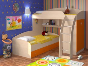 Кровать Соня 1+2 Оранжевый в Пыть-Яхе - pyt-yah.magazinmebel.ru | фото