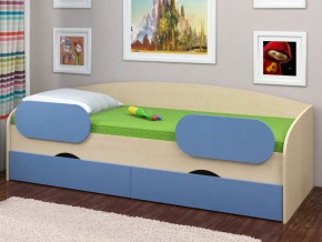 Кровать Соня 2 дуб молочный-голубой в Пыть-Яхе - pyt-yah.magazinmebel.ru | фото - изображение 2