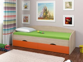 Кровать Соня 2 сонома-оранжевый в Пыть-Яхе - pyt-yah.magazinmebel.ru | фото