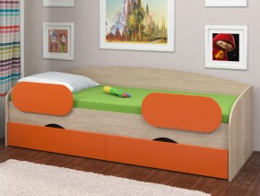 Кровать Соня 2 сонома-оранжевый в Пыть-Яхе - pyt-yah.magazinmebel.ru | фото - изображение 2