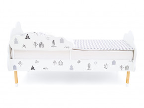 Кровать Stumpa Облако с бортиком рисунок Домики в Пыть-Яхе - pyt-yah.magazinmebel.ru | фото - изображение 3