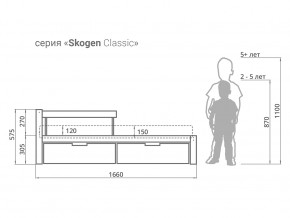 Кровать Svogen classic с ящиками и бортиком графит в Пыть-Яхе - pyt-yah.magazinmebel.ru | фото - изображение 2