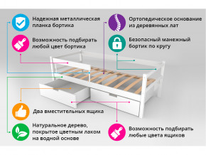 Кровать-тахта Svogen с ящиками и бортиком бежевый в Пыть-Яхе - pyt-yah.magazinmebel.ru | фото - изображение 4