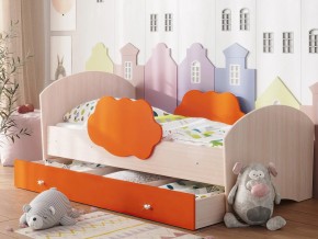 Кровать Тучка с ящиком дуб-оранж в Пыть-Яхе - pyt-yah.magazinmebel.ru | фото