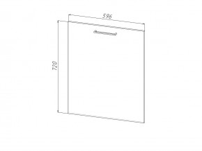 П 60 Комплект для посудомоечной машины 600 мм (цоколь + фасад) ЛДСП в Пыть-Яхе - pyt-yah.magazinmebel.ru | фото