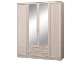 Шкаф 4-х дверный с зеркалом и ящиками Верона в Пыть-Яхе - pyt-yah.magazinmebel.ru | фото