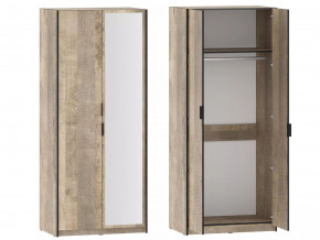 Шкаф для одежды Фолк НМ 014.03 фасад с зеркалом в Пыть-Яхе - pyt-yah.magazinmebel.ru | фото