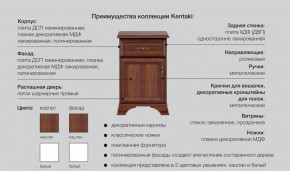 Спальня Кентаки каштан в Пыть-Яхе - pyt-yah.magazinmebel.ru | фото - изображение 2