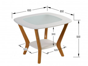 Стол журнальный Мельбурн Белый в Пыть-Яхе - pyt-yah.magazinmebel.ru | фото - изображение 2