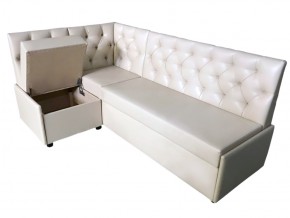 Угловой диван Призма со стяжками белый со спальным местом в Пыть-Яхе - pyt-yah.magazinmebel.ru | фото - изображение 2
