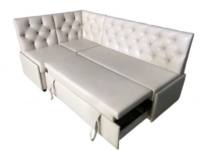 Угловой диван Призма со стяжками белый со спальным местом в Пыть-Яхе - pyt-yah.magazinmebel.ru | фото - изображение 3